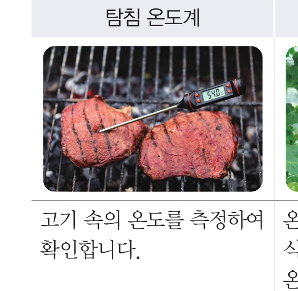고기 내부 온도